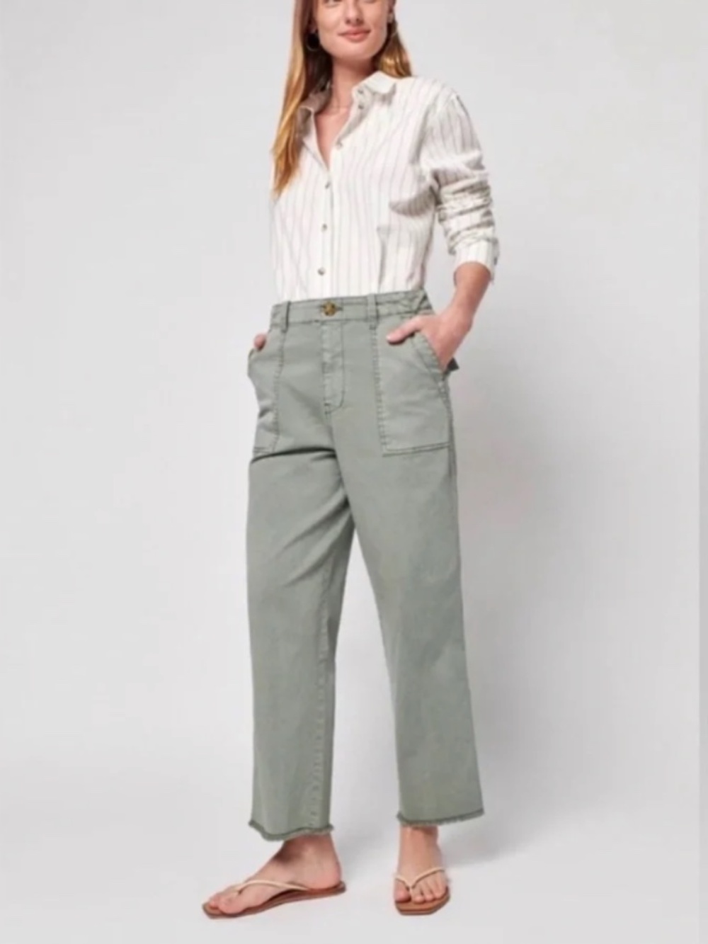 Faherty Utility Fatigue Pants - Olive